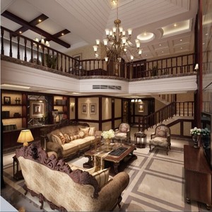 180平米躍層戶型混搭風(fēng)格家裝設(shè)計(jì)賞析——溫州齊裝網(wǎng)裝修效果圖